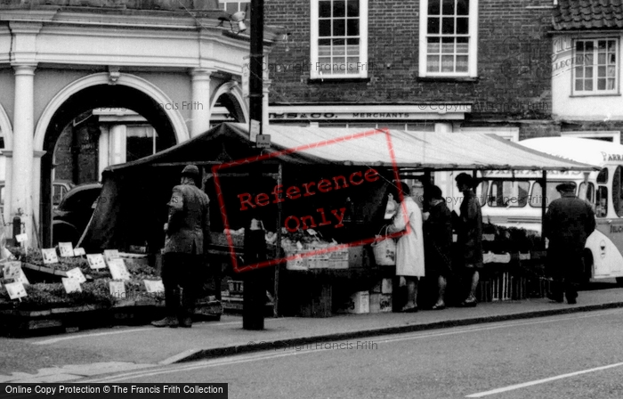 Photo of Bungay, Market, St Mary's Street c.1965
