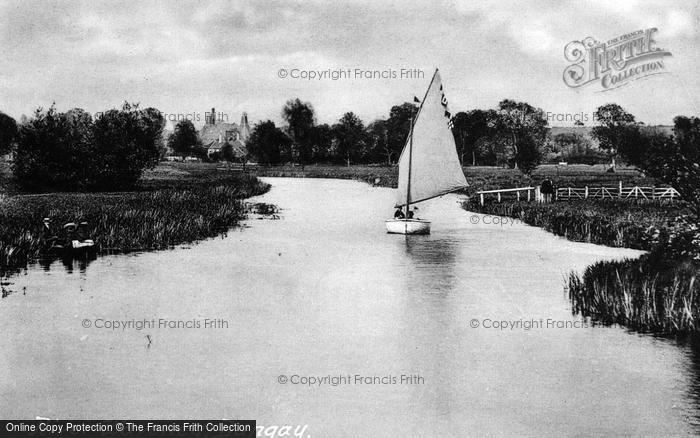 Photo of Bungay, River Waveney c.1930