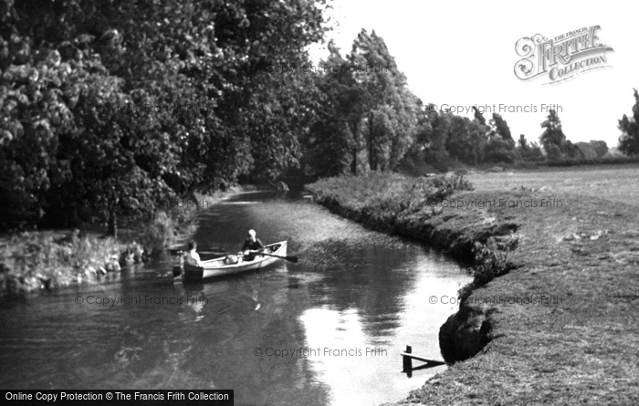 Photo of Bungay, River Waveney c.1955