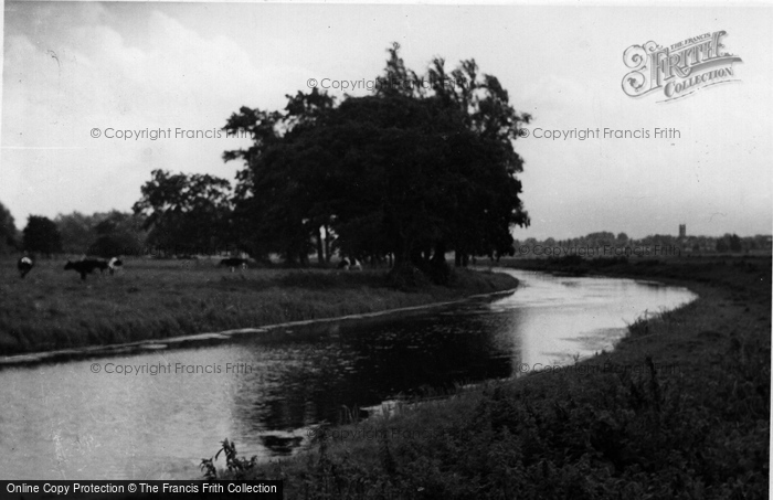 Photo of Bungay, River Waveney c.1955