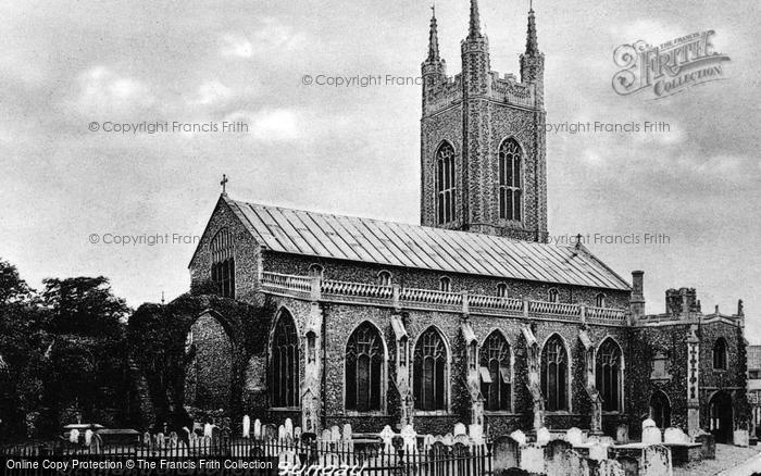 Photo of Bungay, St Mary's Church c.1930