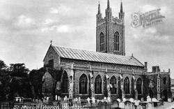 St Mary's Church c.1930, Bungay