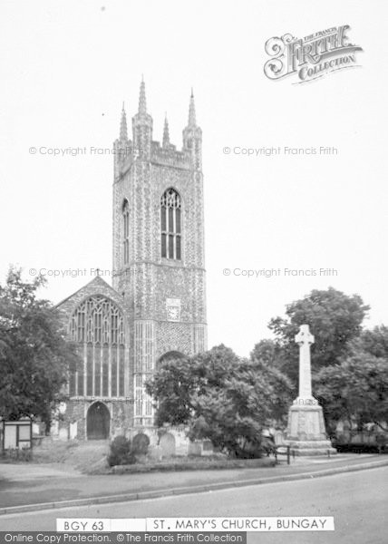Photo of Bungay, St Mary's Church c.1965