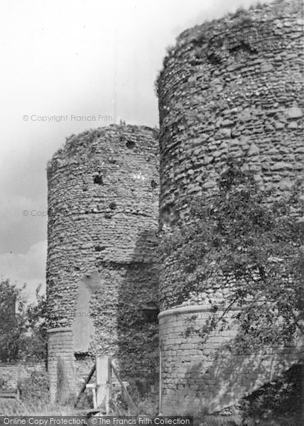 Photo of Bungay, The Castle c.1955