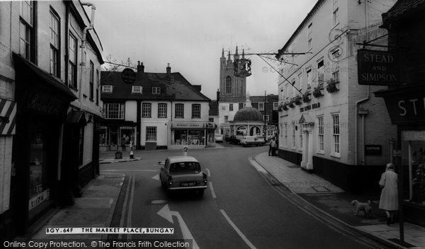 Photo of Bungay, The Market Place c.1965