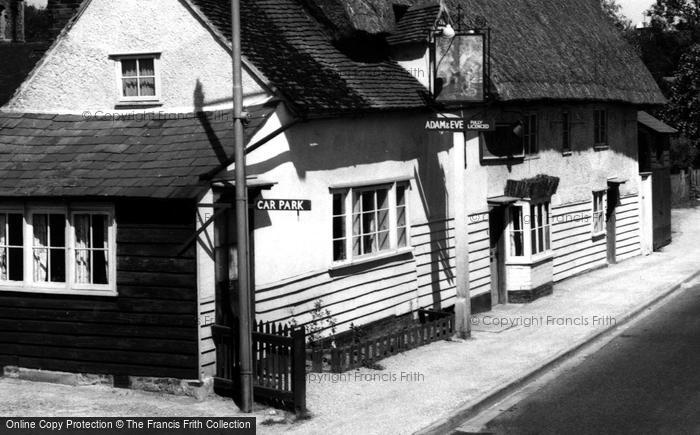 Photo of Buntingford, Adam And Eve Pub, London Road c.1960
