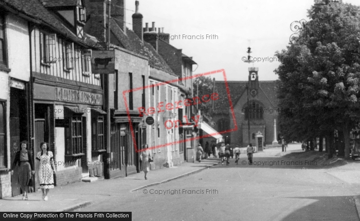 Photo of Buntingford, High Street c.1955