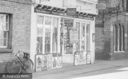 High Street Newsagents c.1955, Buntingford