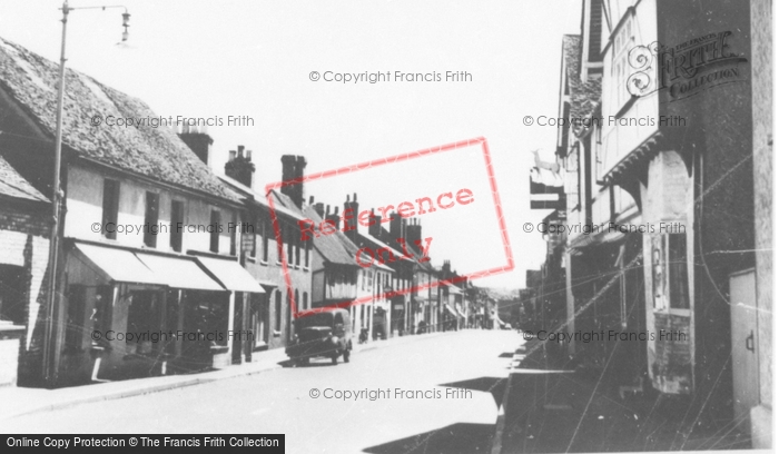 Photo of Buntingford, Main Street c.1955