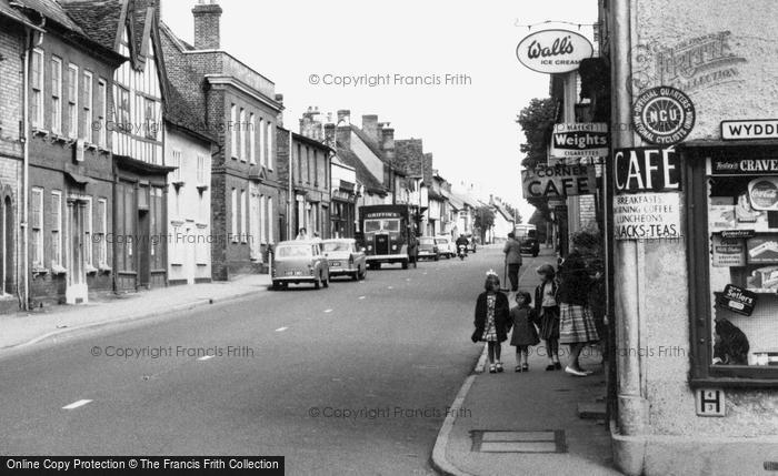 Photo of Buntingford, Shop, High Street c.1965