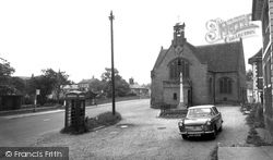 St Peter's Church And Memorial c.1965, Buntingford