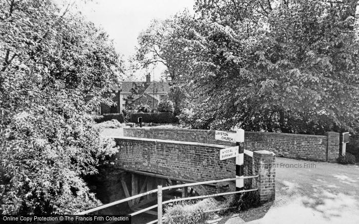 Photo of Buntingford, The River Green c.1955