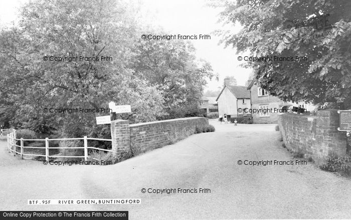 Photo of Buntingford, The River Green c.1965