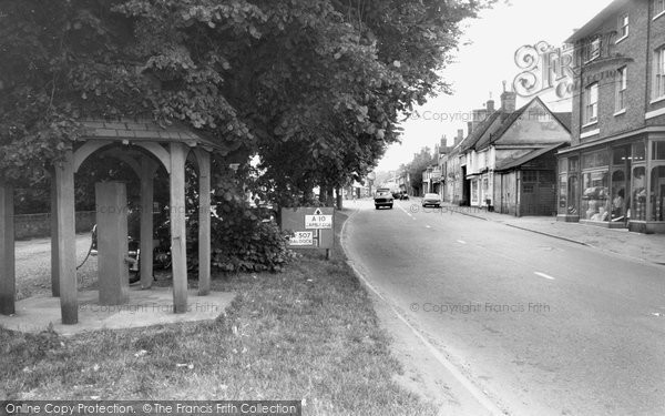 Photo of Buntingford, Village Pump And High Street c.1965