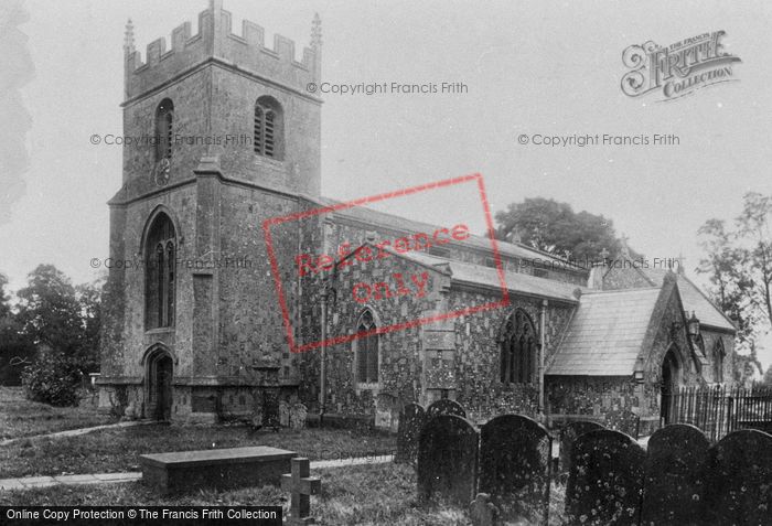 Photo of Burbage, Church 1907