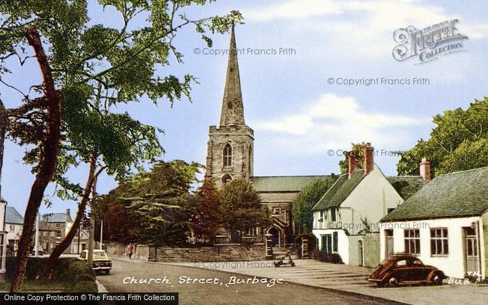 Photo of Burbage, Church Street c.1960