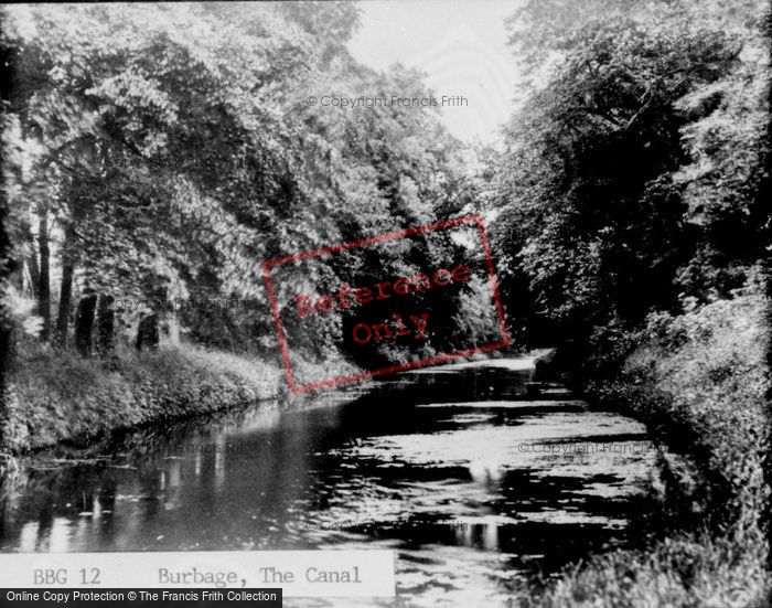 Photo of Burbage, The Canal c.1955