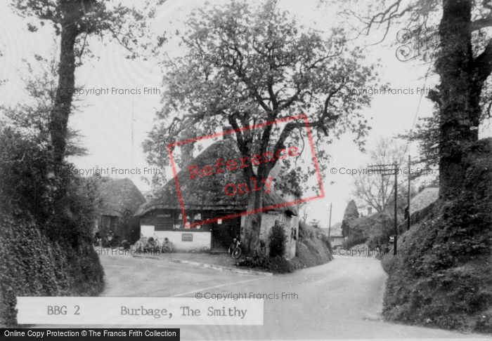 Photo of Burbage, The Smithy c.1950