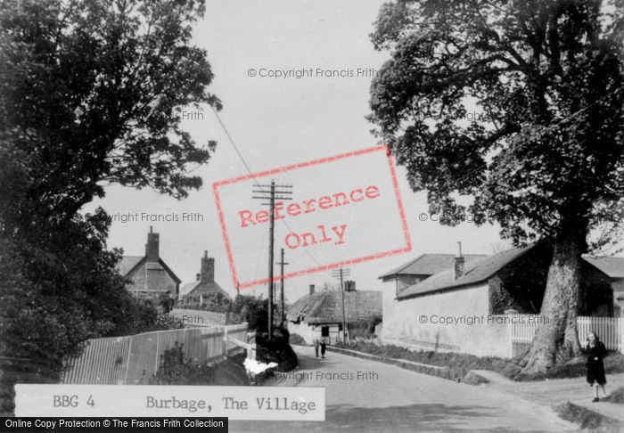 Photo of Burbage, The Village c.1950