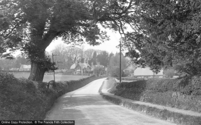 Photo of Burbage, Village Through The Trees c.1950