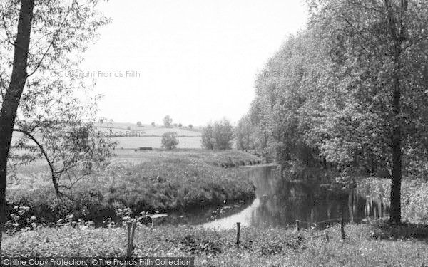 Photo of Bures, A Peaceful River Scene c.1955
