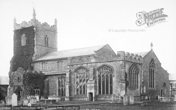Photo of Bures, Church 1900