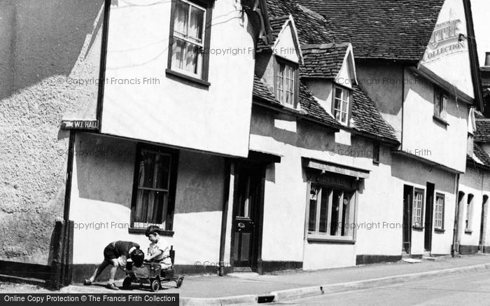 Photo of Bures, Cranking Up The Engine, High Street c.1955