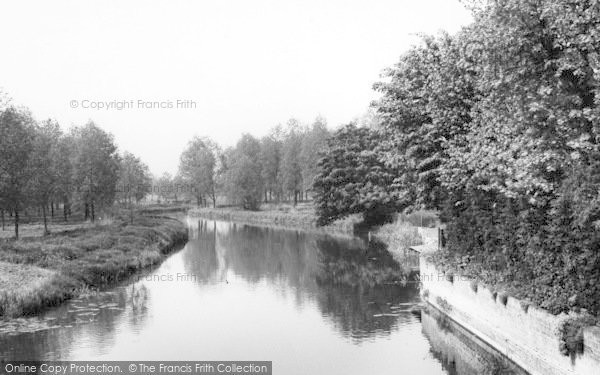Photo of Bures, The River c.1960