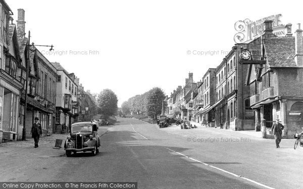Photo of Burford, High Street c.1955