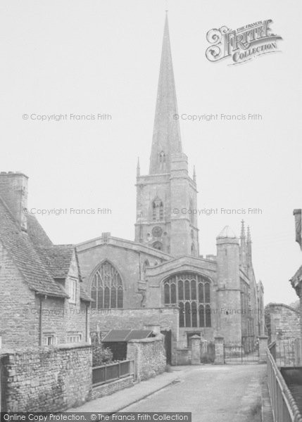 Photo of Burford, St John's Church c.1955