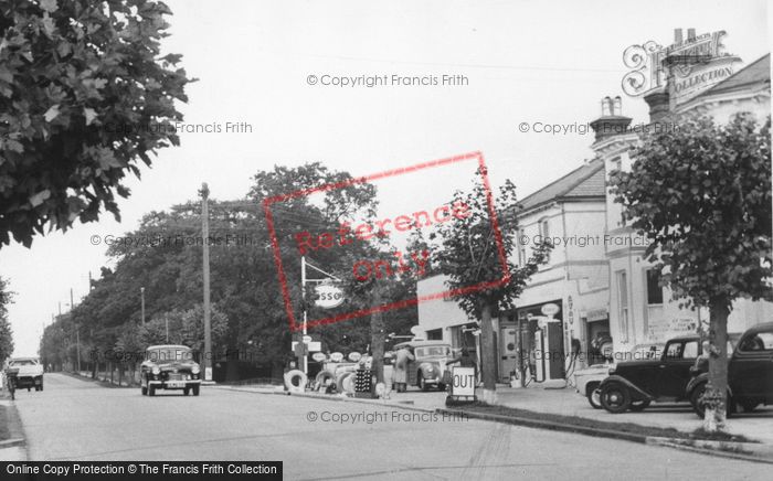 Photo of Burgess Hill, A Petrol Station On London Road c.1960