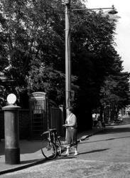 A Woman On Church Road c.1955, Burgess Hill