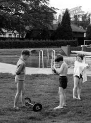 Children Weight-Training c.1960, Burgess Hill