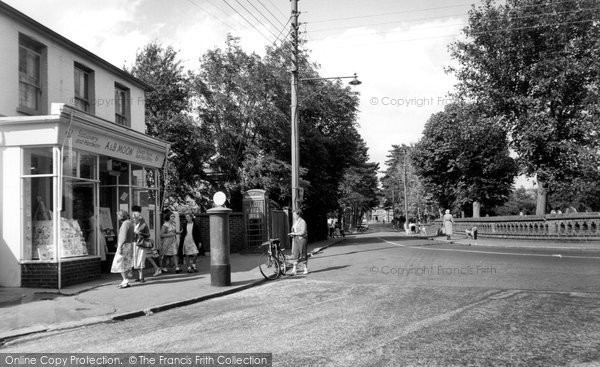 Photo of Burgess Hill, Church Road c.1955