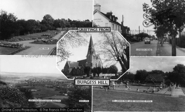Photo of Burgess Hill, Composite c.1960