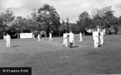 Cricket On The Green c.1960, Burgess Hill