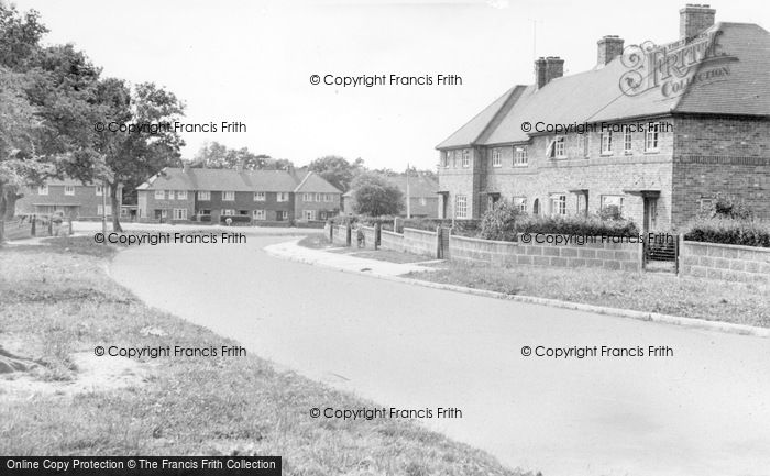Photo of Burgess Hill, Denham Road c.1955