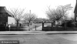 Entrance To Recreation Ground c.1965, Burgess Hill