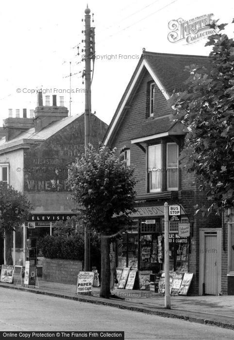 Photo of Burgess Hill, Evison's Stores, London Road c.1960
