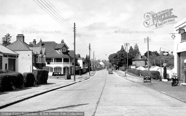 Photo of Burgess Hill, London Road c.1955