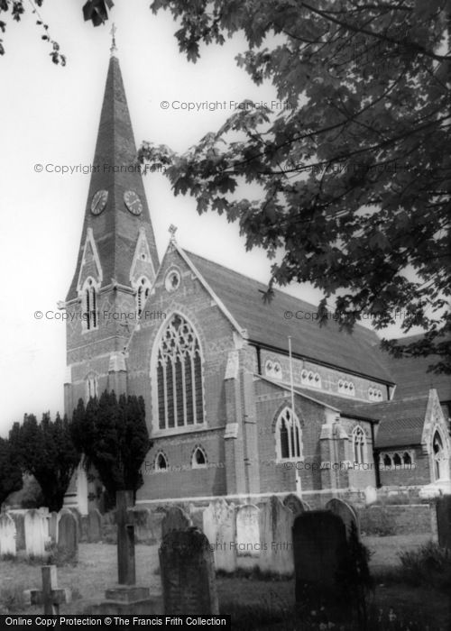 Photo of Burgess Hill, Parish Church Of St John c.1965
