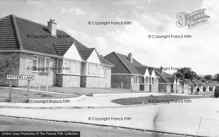 Photo of Burgess Hill, Potters Lane c.1955