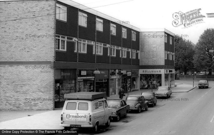 Photo of Burgess Hill, Shopping Parade, Church Road c.1965