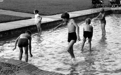 Splashing In Paddling Pool, St John's Park c.1960, Burgess Hill