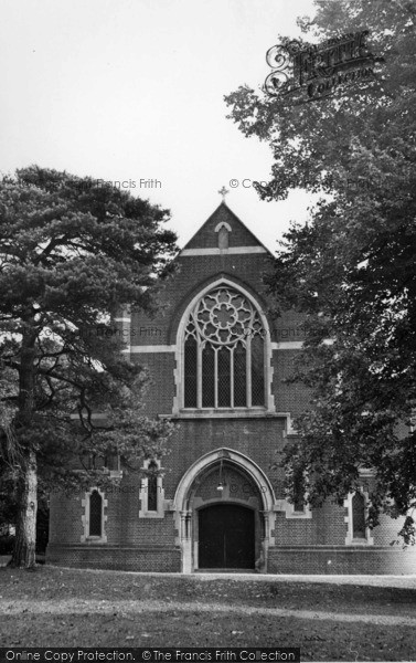 Photo of Burgess Hill, St Andrew's Church c.1955