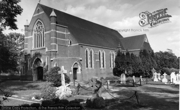 Photo of Burgess Hill, St Andrew's Church c.1960