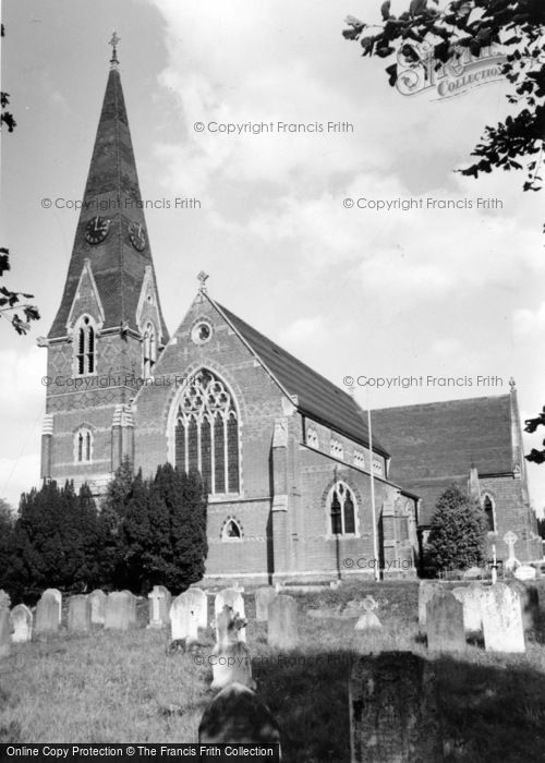 Photo of Burgess Hill, St John's Church c.1960