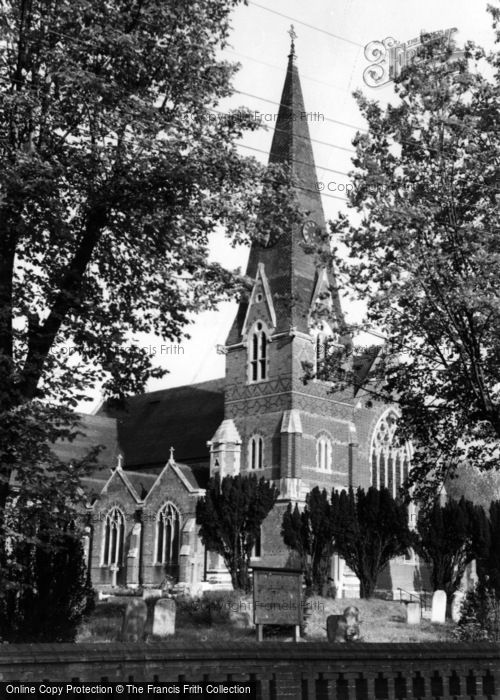 Photo of Burgess Hill, St John's Church c.1960
