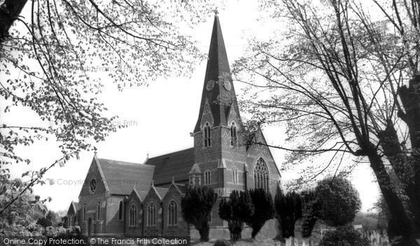 Photo of Burgess Hill, St John's Church c.1965