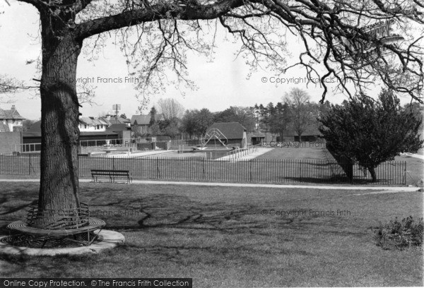 Photo of Burgess Hill, St John's Park c.1955
